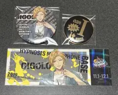 ヒプマイ 缶バッジ 特典ステッカー base 飴村乱数 | Mercari