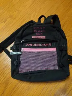LOVE ADDICTION メッシュポケットリュック