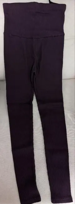 CHOCOA チョコア リブ素材 レギンス　マタニティ　フリーサイズ 新品