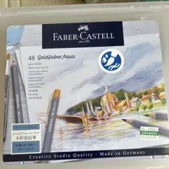 Faber-Castell Goldfaber 色鉛筆　48色セット缶入り　新品のサムネイル