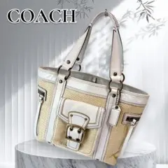 【人気品】COACH Y2K ショルダー トート ソーホー カゴバッグ コーチのサムネイル