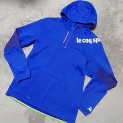 le coq sportif フード付きジャージ 青のサムネイル