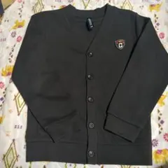 西松屋　CHEROKEE 綿混ブラックカーディガン 130