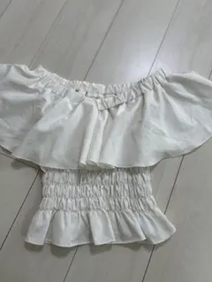 t*♡様 snidelスナイデル オフショル 2ウェイ ブラウス 可愛い 白 オ