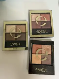 excel アイシャドウパレット 3個セット