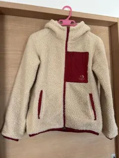 ボアジャケット フード付き ベージュ色