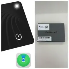 紛失防止タグ GPS エアタグカード iOS専用スマートトラッカー