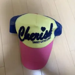 Cherish メッシュキャップ 帽子 ピンク イエロー ブルー