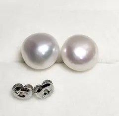 B5051 本真珠 ピアス 淡水真珠 パール 冠婚葬祭　日常使用