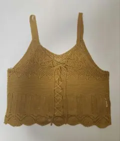 OLIVE des OLIVE マスタードニットベスト