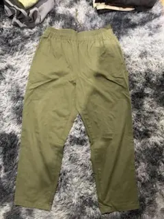 オリーブ色 イージーパンツ XL GU