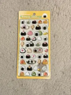 ボンボンドロップシール 和柄 おにぎり