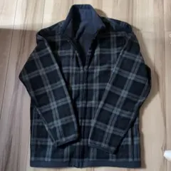 ユニクロ　リバーシブルフリースジャケット　紺　Lサイズ　メンズ