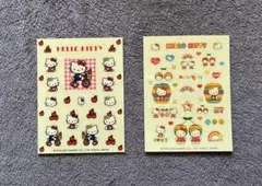 ハローキティ シールセット 2枚　レトロ　ステッカー
