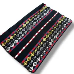 Ralph Lauren ネイティブ柄 ブランケット ブラック 大判 ウール