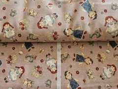 スケア カントリー生地 カントリードール くすみぴんく