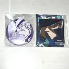 名探偵コナン スクエア缶バッジ ジン 2点セット