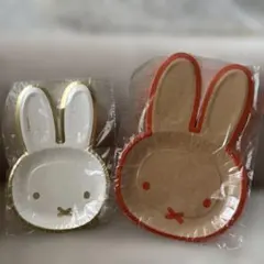 新品☆ミッフィーmiffyペーパープレート　2種類 7枚セット