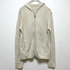 ルボンディール　パーカー　フード　ジッパー　カシミア　キナリ　【Ｍ】 カシミヤ