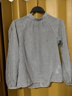 ギンガムチェック長袖シャツＳ