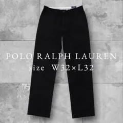 【POLORALPHLAUREN】ブラックチノパンポロチノ刺繍ロゴW32L32 POLORALPHLAUREN】ブラックチノパンポロチノ刺繍ロゴW32L32 - メルカリ
