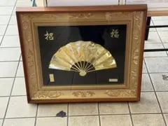 純金純銀鍍金 扇子 額装 アンティーク - メルカリ