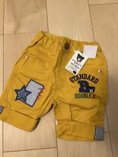 新品DOUBLE.B イエロー パンツ 90サイズ