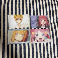 五等分の花嫁 ウエハース カード 4枚セット