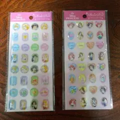 ディズニープリンセス ストーンシール2シートセット