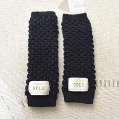 POLO レッグウォーマー　ブラック