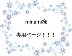 minami様 専用ページ