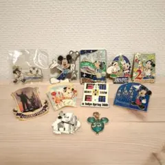 ディズニーストア ピンバッジセット ピザプラネット リトルグリーン