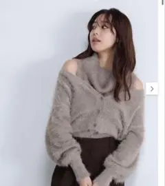 NATURAL BEAUTY BASIC ノースリーブ カーディガンセット