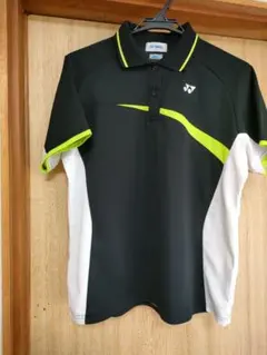 YONEX ポロシャツレディース XOブラック/ホワイト/ライム