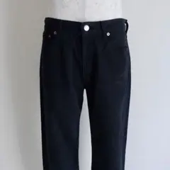 Euro Levi’s 501 後染め　ブラックデニム　W30 292