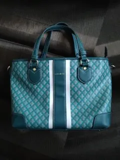 [PATRICK COX] ターコイズ トートバッグ(ショルダー付)