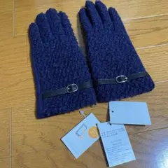 【3/31まで限定】新品 福田 手袋 M タッチパネル対応 レディース ベルト付