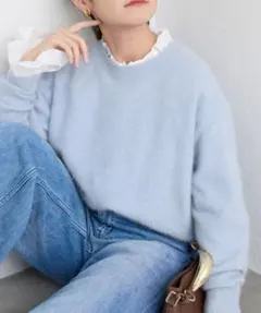 【SLOBE IENA】フォックスカシミヤプルオーバー　美品 追加》フォックスカシミヤプルオーバー | スローブ イエナ(SLOBE IENA