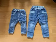 BREEZE デニムパンツ 95cm 110cm ブルー