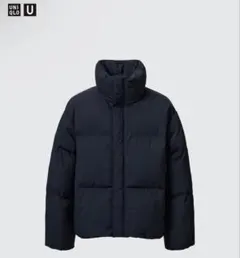 UNIQLO U パデッドボリュームジャケット ブラック L 短丈