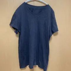 MILA OWEN Vネック 半袖 Tシャツ チャコールグレーのサムネイル