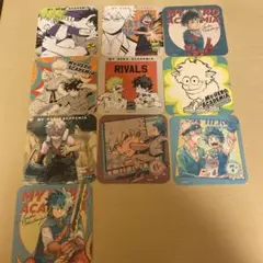 ヒロアカ　アートコースター　爆豪勝己　緑谷出久　ジャンプショップ