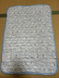 スヌーピー ミニ敷きパッド 水色 60x90cm 夏　ひんやり