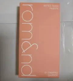 【新品】rom&nd ロムアンド ベターザンパレット 01 パンパスガーデン