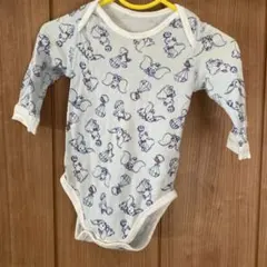 【お好きな肌着3枚で500円】ディズニー　ダンボ　長袖ボディスーツ