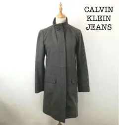 CALVIN KLEIN JEANS カルバンクライン M ロングコート 灰