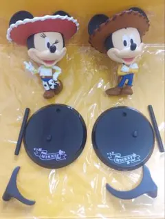 一番くじ　ミッキー&ミニー　ちびきゅんキャラセット　トイ・ストーリーコスチューム