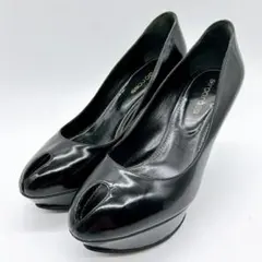 【美品】Sergio Rossi セルジオロッシ 23 ハイヒール オープントゥ