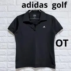 アディダス ゴルフウェア 半袖シャツ OT XL レディース　黒 白　春夏