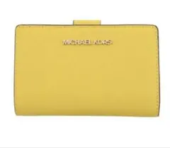 MICHAEL KORS イエロー 二つ折り財布